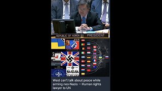 West can’t talk about peace while arming neo-Nazis - Human rights lawyer to UN