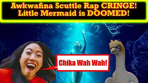 Awkwafina Cringe Raps In The Little Mermaid New Song! Disney Hides Halle Baily In New Chinese Poster