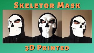 3D Printed Skeletor Mask