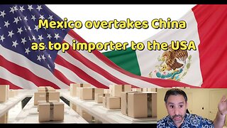 Mexico outranks China as the top source of imports to the USA