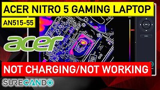 Acer Nitro 5 Gaming Laptop AN515-55_ Dead CPU, Unrecoverable! #GamingLaptopRepair