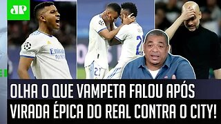 "Velho, EU VI O JOGO e, pra mim, o Rodrygo e o Vinicius Jr..." Vampeta MANDA A REAL após Real x City