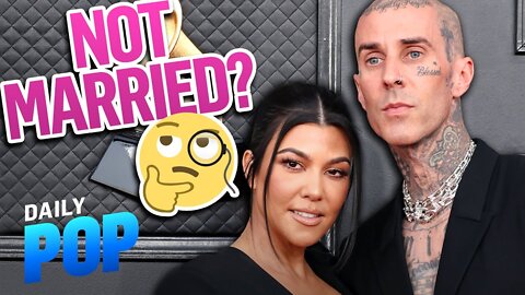 Kourtney Kardashian & Travis Barker's Wedding NOT Official? | Daily Pop | E! News