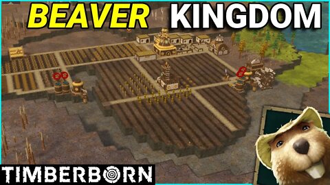 BUILDING MY BEAVER KINGDOM IN TIMBERBORN!!! - Episode 1