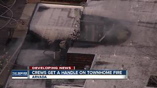 2 homes damaged in fire at townhome complex in Arvada