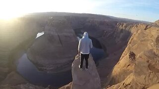 Horseshoe Bend || 4k Drone Shots ||