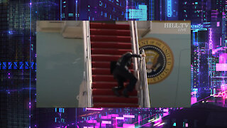 White House Blames Joe Biden's Trip Up Air Force One Stairs On Wind, Biden Says Harris Is Smarter