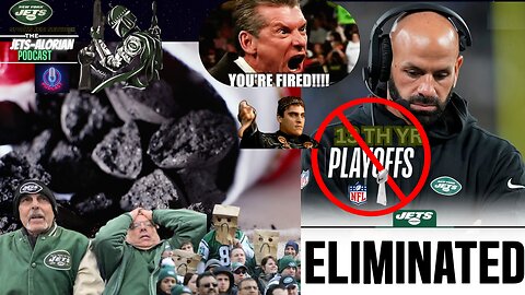 Jets eliminated from playoff contention blowout loss |playoff drought is now at 13 years.