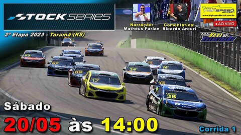 STOCK SERIES | Corrida 1 | 2ª Etapa 2023 | Tarumã (RS) | Ao Vivo