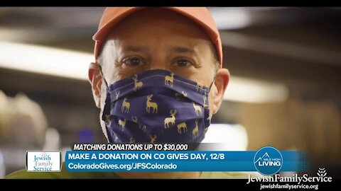 Matching Donations! // Jewish Family Service // Colorado Gives Day Dec 8th!
