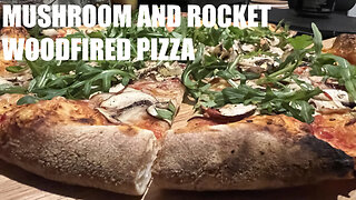 Amazing Mushroom and Rocket Woodfired Pizza