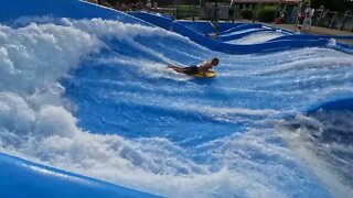 flowrider - Scott - 3 at Soak City, Kings Island