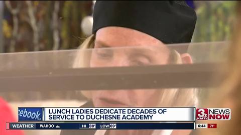 Lunch ladies dedicate decades of service to Duchesne Academy.