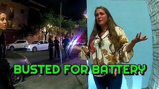 Busted for Battery - Miami, Florida - April 1, 2023