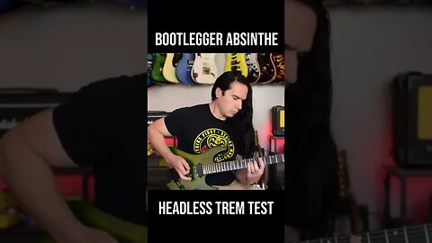 Bootlegger Absinthe Headless Guitar TREM TEST! #shorts