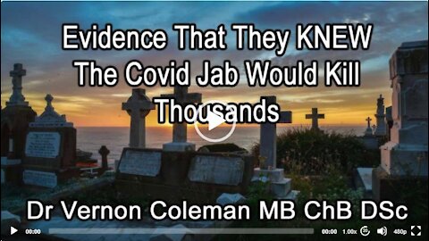 They KNEW the Covid Jab Would Kill Thousands