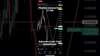 Zilliqa USDT ZIL $ analysis update #zilliqa #cryptotrading #fyp #shorts