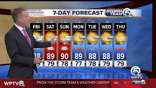 Latest Weather Forecast 11 p.m. Thursday