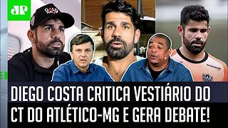 "O que o Diego Costa FALOU foi..." Atacante CRITICA vestiário do Atlético-MG e GERA DEBATE!