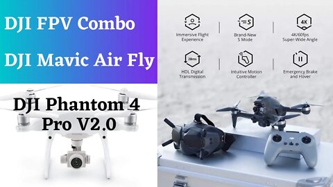 DJI FPV COMBO❤️ | DJI Phantom 4 Pro V2 |DJI Mavic Air Fly| Available On Amazon 2022 | #SmartGadgets