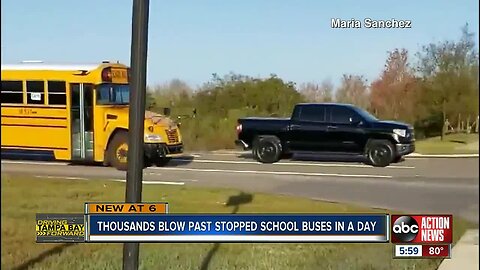 Nearly 11K drivers blew past schools buses in just one day in 2018