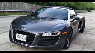 Audi R8 Spyder Car Review | The Baby Lamborghini