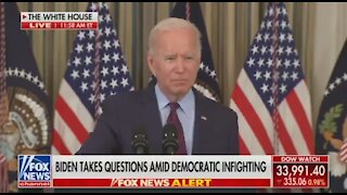 Biden Downplays Harassment of Sens. Sinema and Manchin