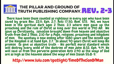 REV. 2. THE PERFECT PREACHER PROMISES TRUTH THAT WILL FREE US FROM EVERY WIND OF THE DOCTRINE OF MEN John 8:32!