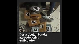 14 toneladas de droga incautadas y 61 detenidos en megaoperativo policial en Ecuador