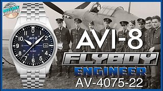 Micro Flieger! | AVI-8 Flyboy Engineer 50m Automatic AV-4075-22 Unbox & Review