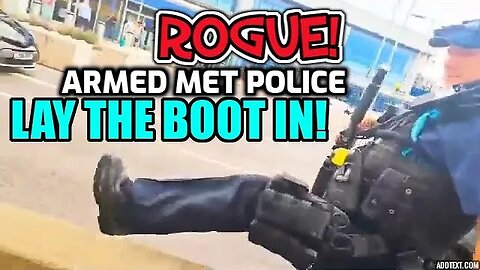 Is This Not A CRIME? Rogue Armed Met Police On Private Property. (Shad O Banned's Edit)