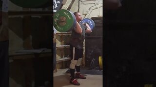 125 kg / 275 lb - Power Clean + Push Press - Weightlifting Training