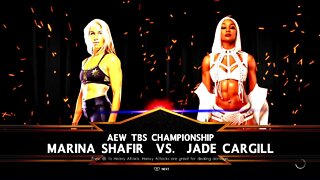 AEW Dynamite Jade Cargill vs Marina Shafir for the AEW TBS Championship