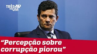 Prisão em 2ª instância: percepção sobre corrupção piorou com decisão do STF, diz Moro