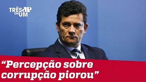 Prisão em 2ª instância: percepção sobre corrupção piorou com decisão do STF, diz Moro