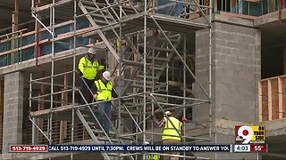 Crews continue day-long search for worker trapped by partial collapse