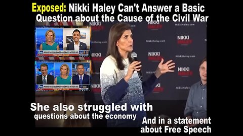 EXPOSED: Nikki Haley can’t answer a basic question about the cause of the Civil War