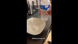 making instant ice