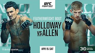 UFC on ESPN 44: Holloway vs. Allen Official Weigh-In Live Stream