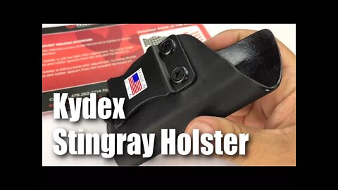 Kydex Stingray IWB Concealment Holster for LCP 2 by Clinger Holsters Review