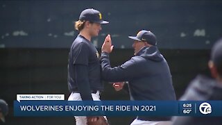 Michigan Baseball enjoying the ride in 2021