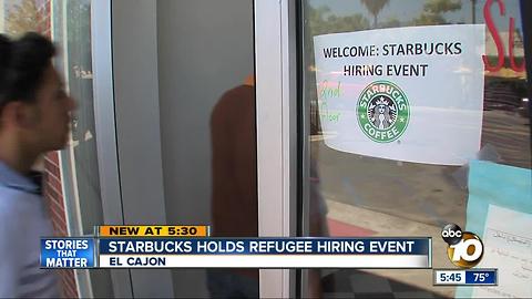 Starbucks Refugee Hiring