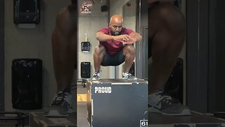 Squat box jumps #shorts #legworkout #squat