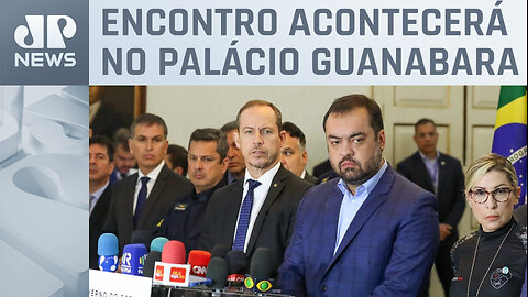 Secretário da Justiça e governador Cláudio Castro se reúnem em meio à onda de violência