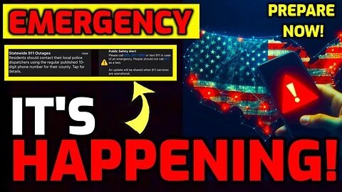 Emergency Alert!! It's Happening Right Now!! - Prepare Now!!