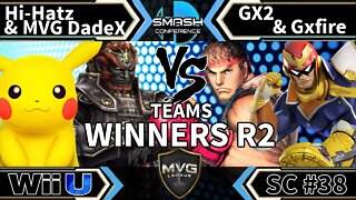 Hi-Hatz & MVG|Dadex vs. GX2 & GxFire - Teams SSB4 Winners R2 - Smash Conference 38