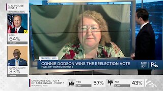 Connie Dodson wins reelection vote