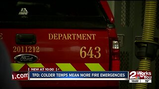 TULSA FIRE DEPT SEES SPIKE IN CALLS DURING COLD WEATHER