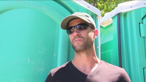 Portable toilets are in high demand as area events begin to pick up
