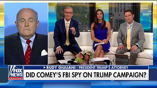 Giuliani Confirms: I'm Shocked About FBI Spy in Campaign